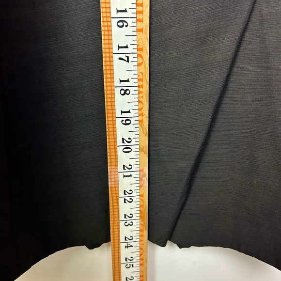 SINCLAIRE BLACK FLARE Pleated Zip Back Knee length Skirt Size 4 - Picture 8 of 11